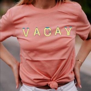 NEW Boutique VACAY Graphic-Tee Cute T-Shirt Size 3XL Plus Size